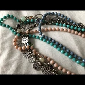 Premier Designs layered colorful necklace